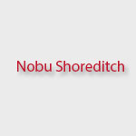 Nobu Shoreditch Menu